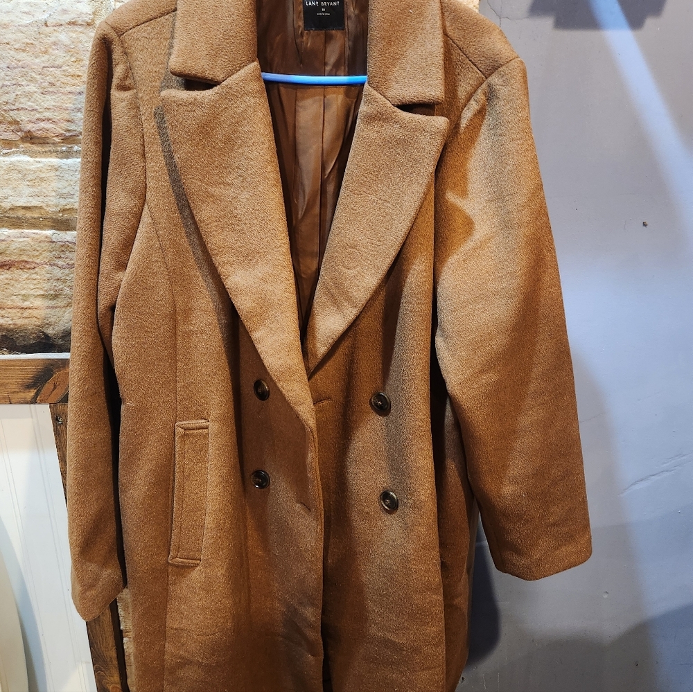 Brown Double-Breasted Winter Coat